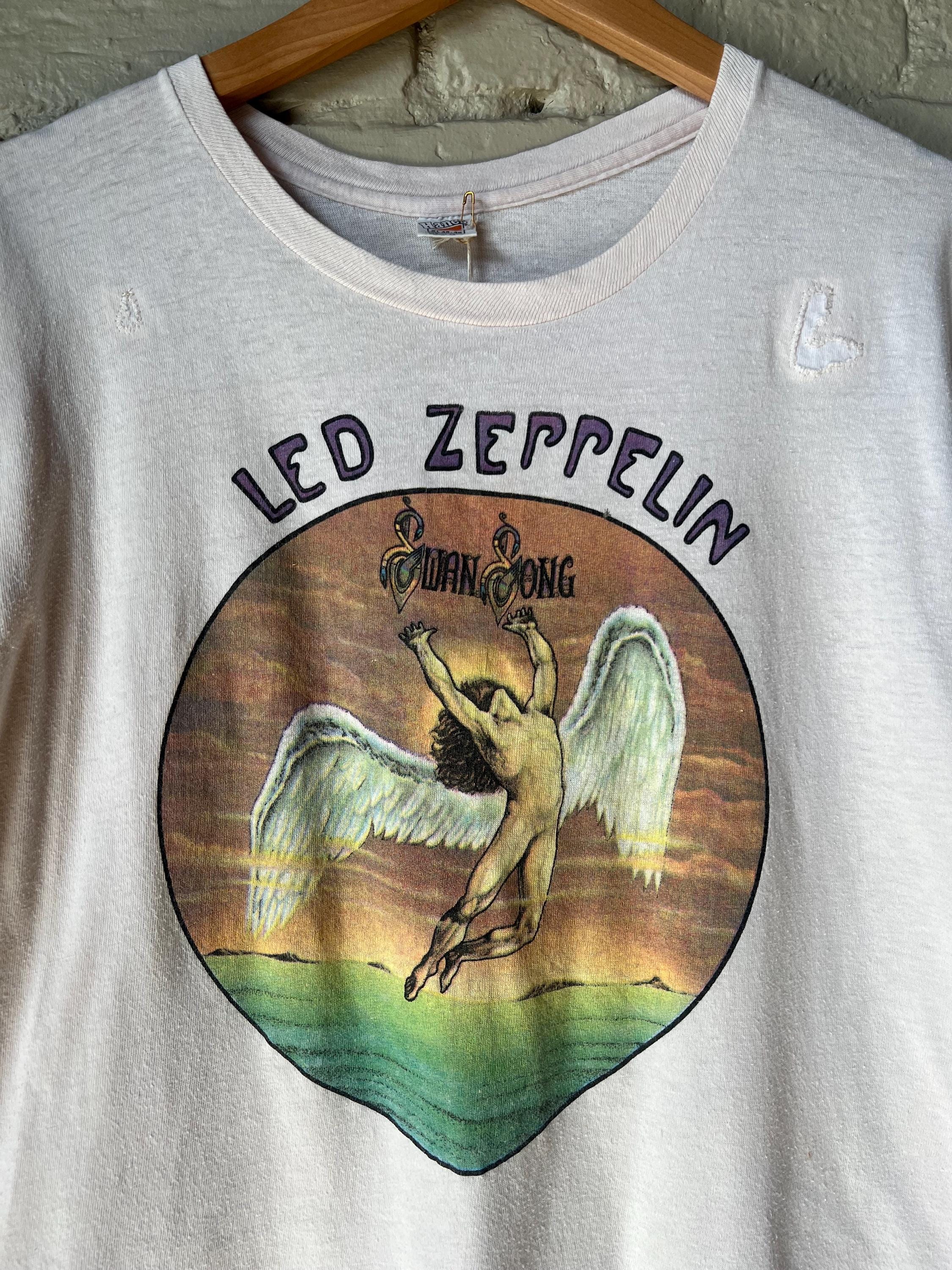 LED ZEPPELIN Tシャツ1975 ビンテージ SWAN SONG Led Zeppelin 