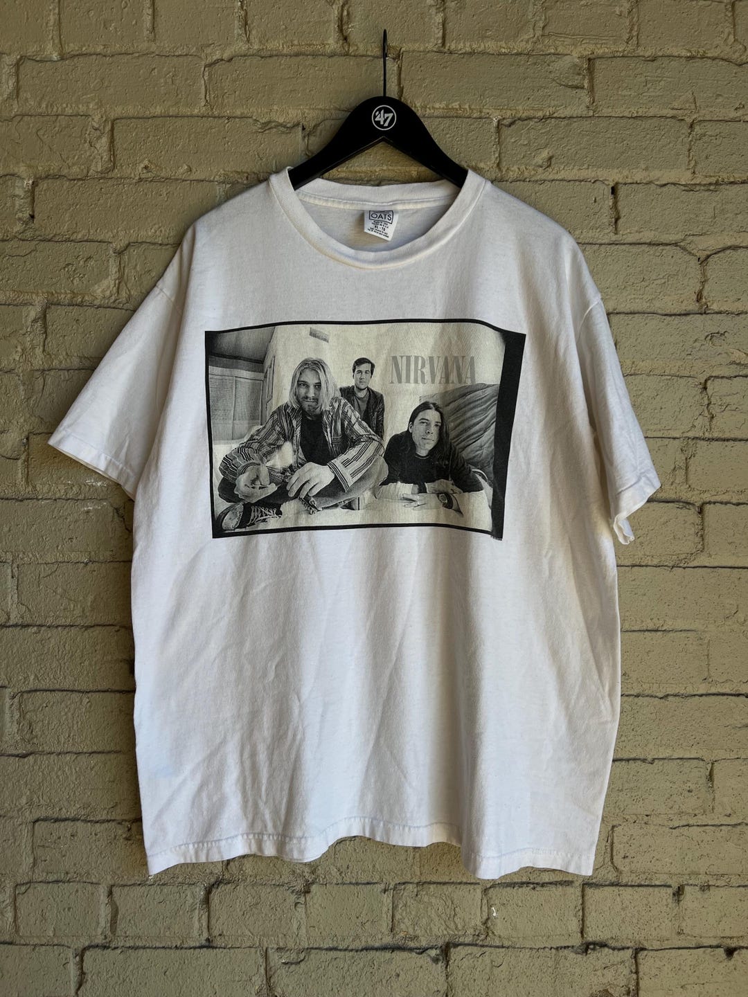 XL, Vintage 1990s NIRVANA Band T-shirt, Wild Oats, White - Etsy XL, Vintage 1990s NIRVANA Band T-shirt, Wild Oats, White - Etsy