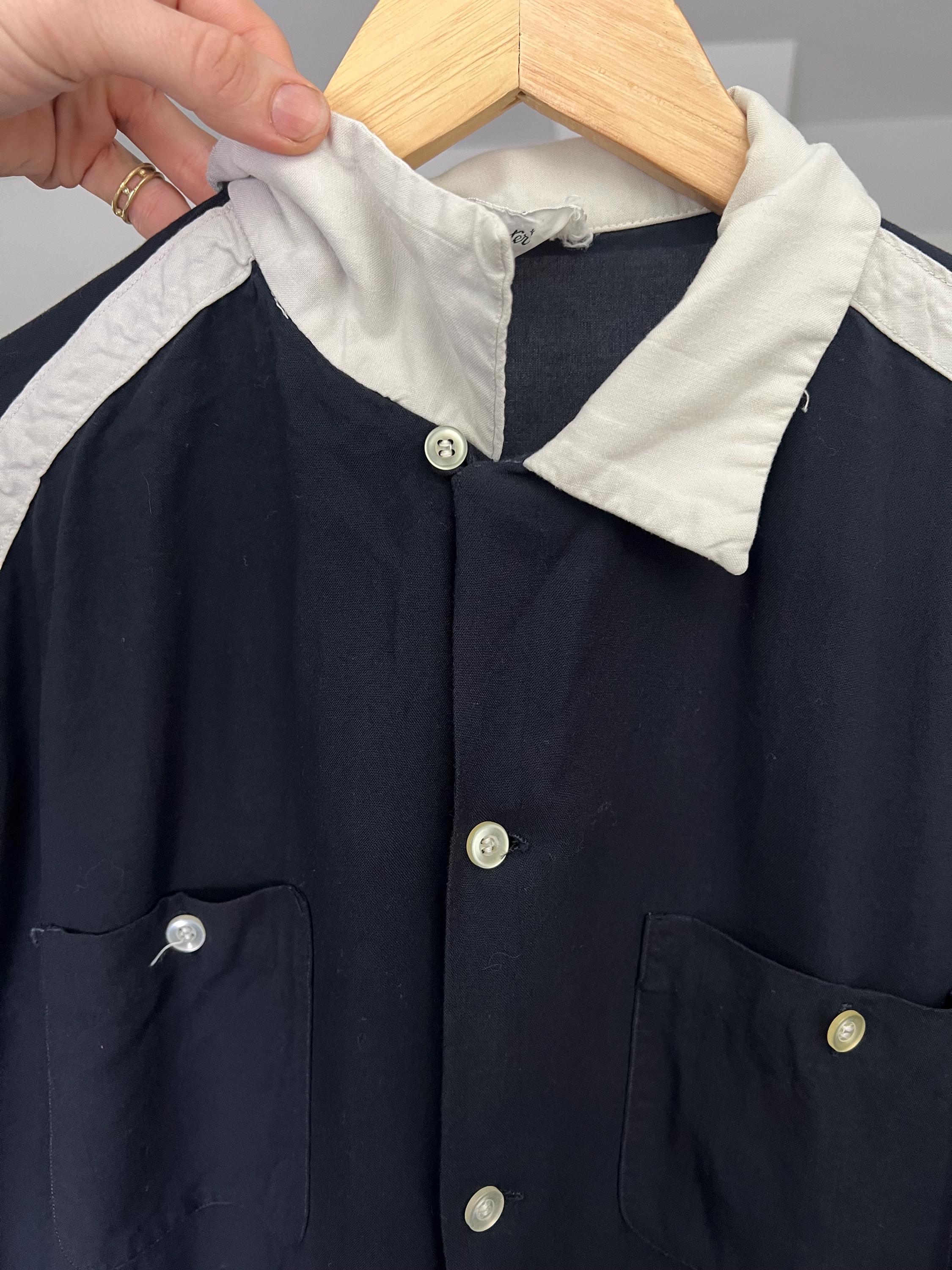 XL、ヴィンテージ 1950年代 スウィンガー レーヨン ボウリングシャツ