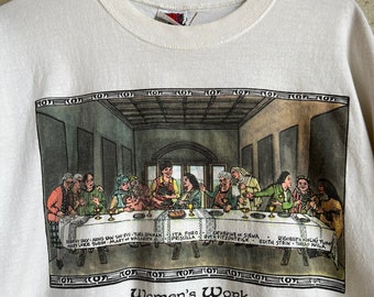 XL / 1990s Women's Work Religious T-shirt / Activism