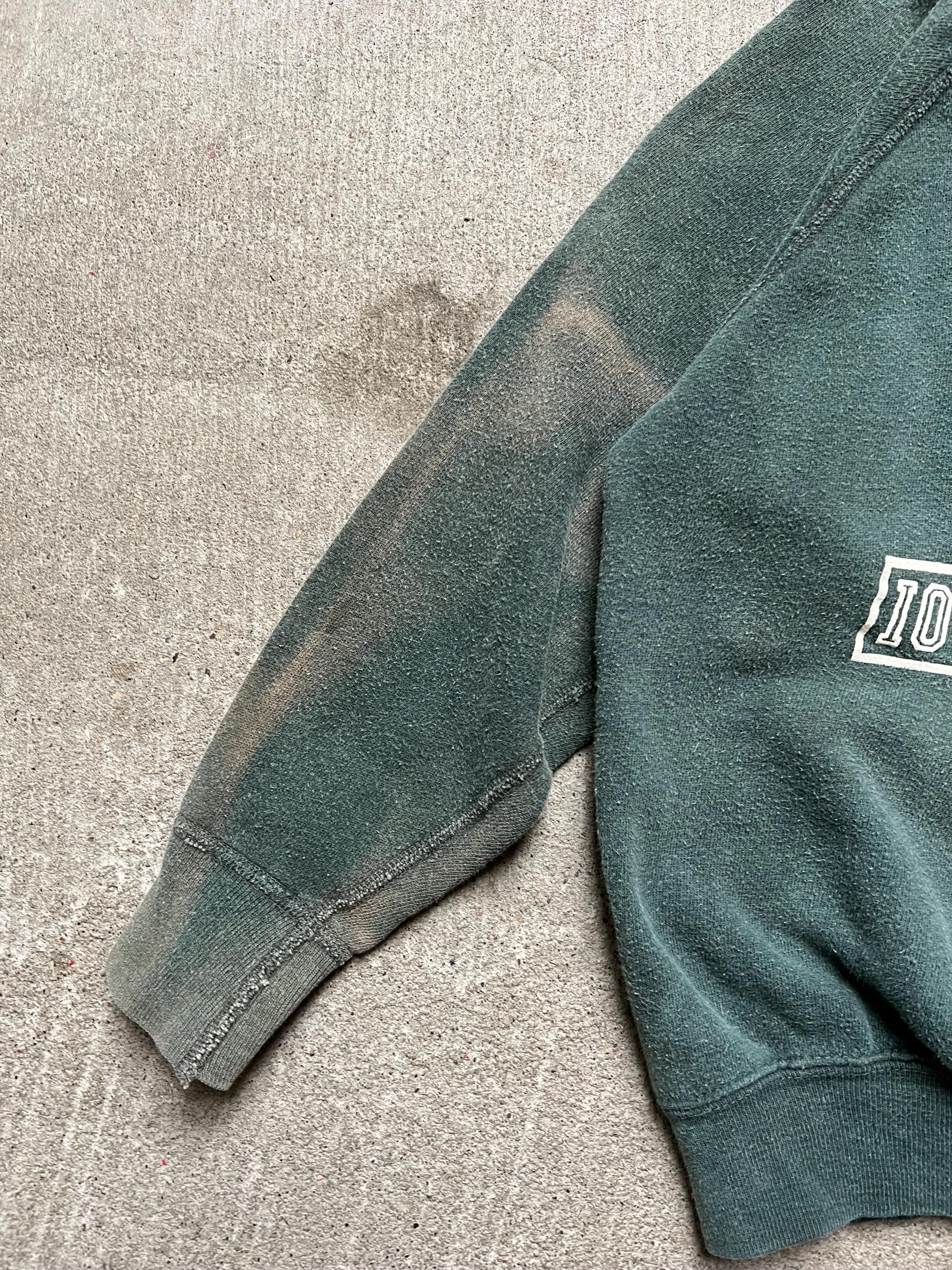 Kids Vintage 1960s Iowa State Color Flock Print Sweatshirt