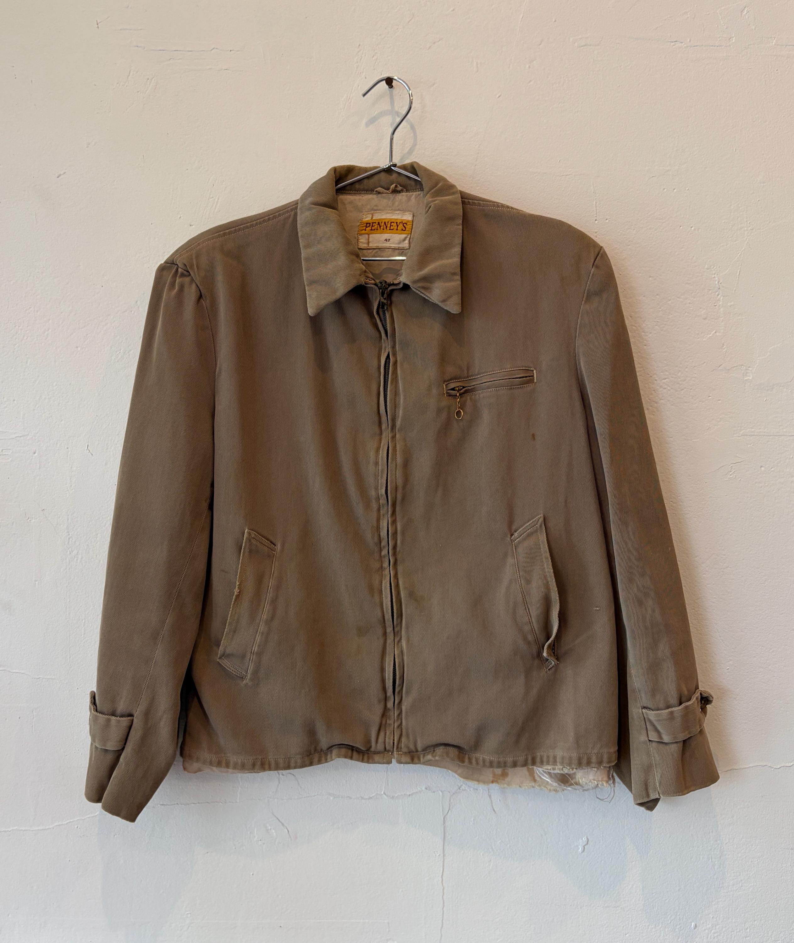 1950s Mens Gabardine Jacket - Etsy