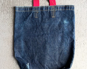 Vintage Levis Denim Pocket Tote. Big E, 1970s 1960s - H - Etsy Vintage Levis Denim Pocket Tote. Big E, 1970s 1960s - H - Etsy