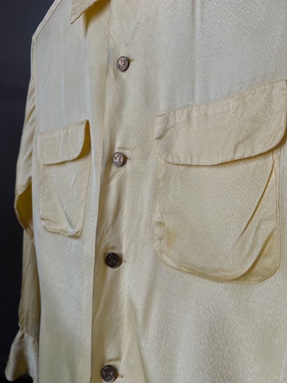 トップス 23ss TWO TONE 50'S OPEN COLLAR SHIRT Black with Colored Yoke 50's Style Shirt — B&K Enterprises