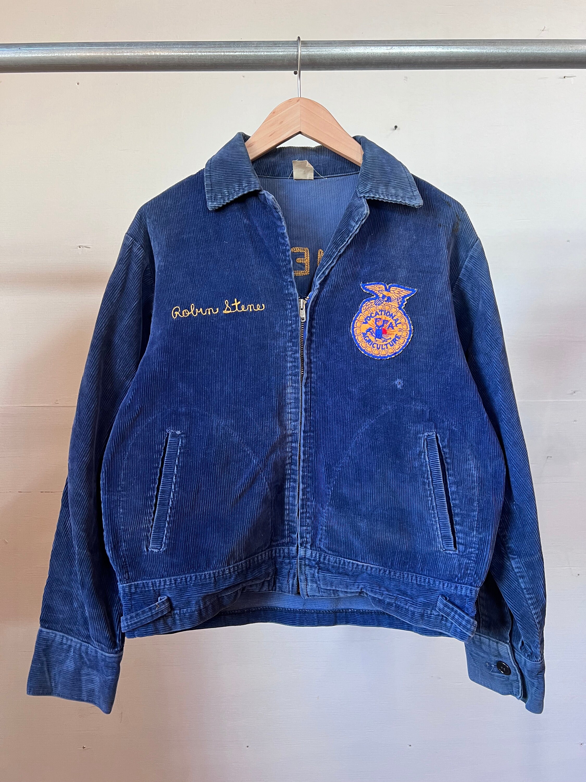 Vintage 50s 60s FFA Coduroy Farmers Agricultural Work Jacket Vintage 50s 60s FFA Coduroy Farmers Agricultural Work Jacket