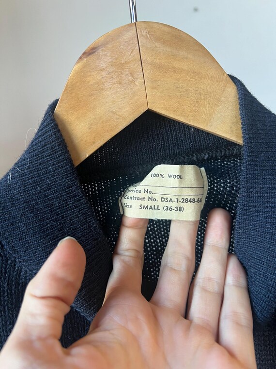 Reddish Brown 40's セーター ニットU.S.NAVY 40年代 40s 米軍 アメリカ軍 ヘンリーネック ハイネック ウール