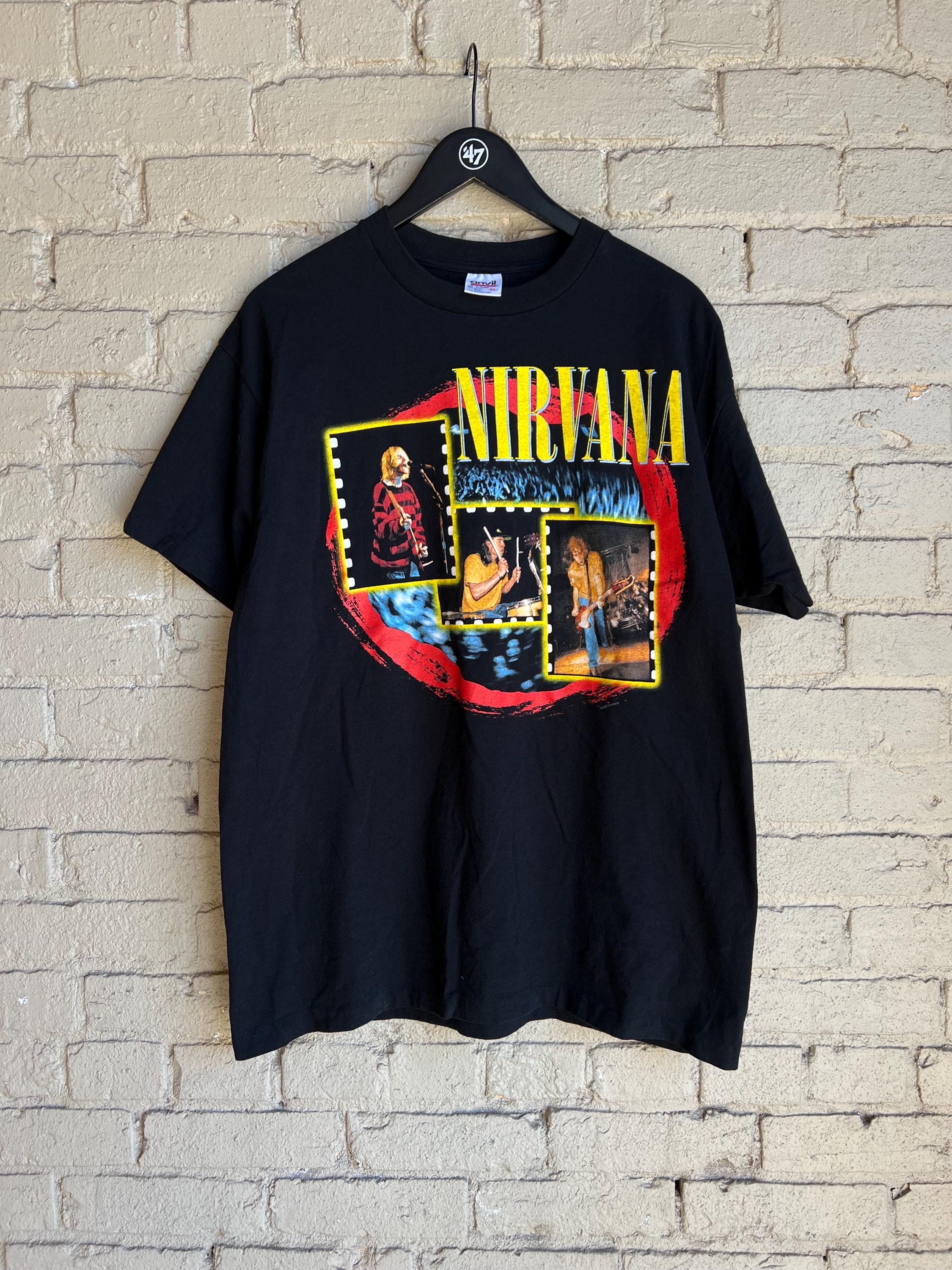 入荷なう 1990s XL, Nirvana Grunge Cobain, Kurt Anvil, Tt-shirt, Band トップス