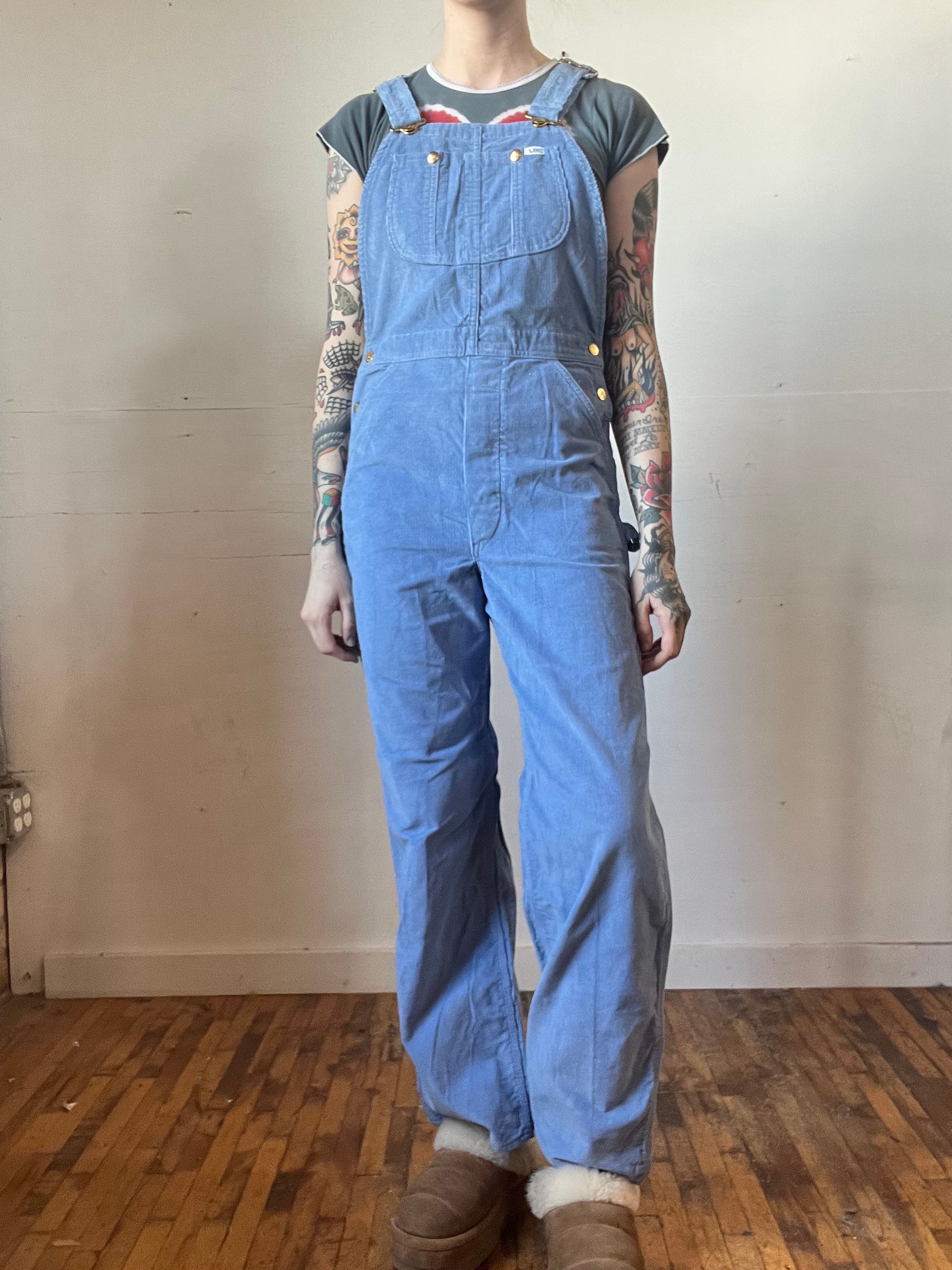 80s USA製 Lee 046-1521 Corduroy Overall 80s Lee Corduroy Overalls – Double Barrel Dry Goods