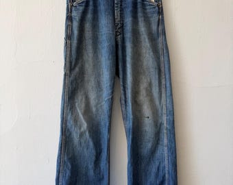 31 "Taille, Vintage 50er Jahre Carpenter Jeans, Arbeitskleidung