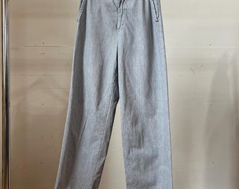 パンツ 40-50s VINTAGE \"StripedPleated Trousers\" Mens Vintage Pants | High Waist 1940s 50s Vintage Style