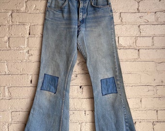 Vintage 80s Levis 501 Selvedge Sashiko Patchwork Jeans 32 Made in  