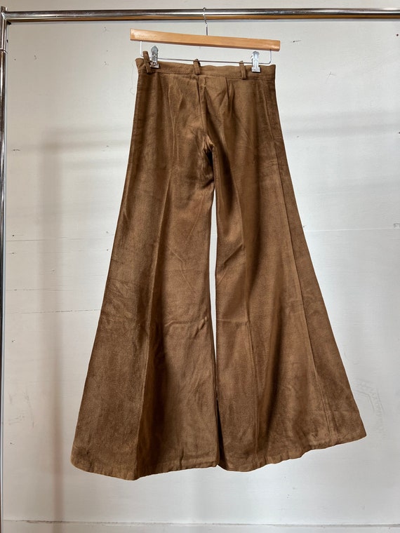 29" Waist / 1970s Low Rise Elephant Bell Bottoms … - image 4