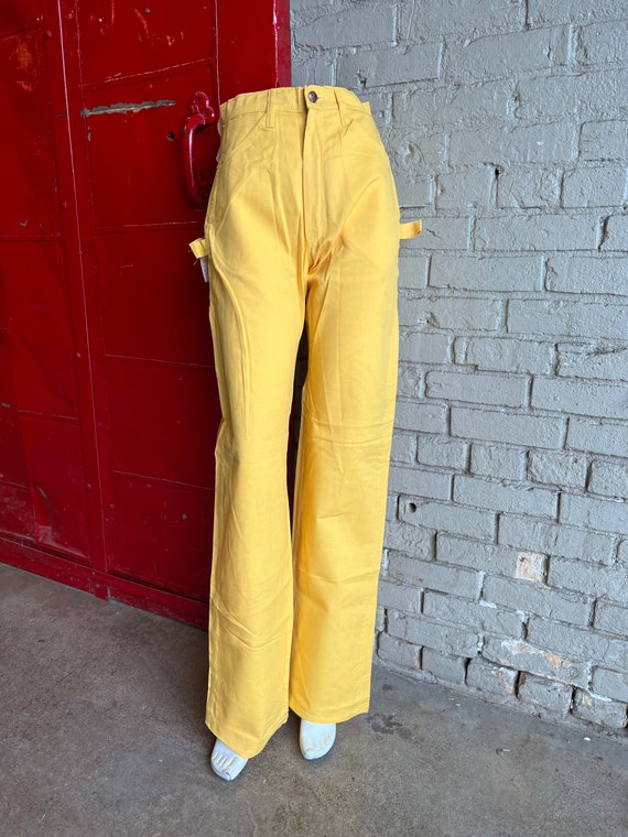 1970s Deadstock Yellow Washington Dee Cee Carpente