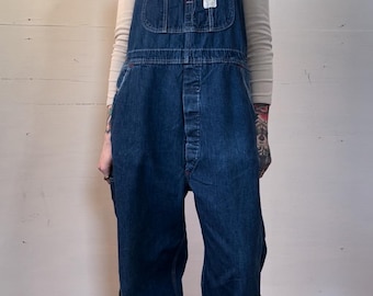 34” Waist, Vintage 1970s Big Mac Denim Overalls, Workwear - Etsy