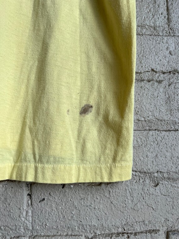 Medium, 1980s Raisin Hell T-shirt, Yellow, Missis… - image 5