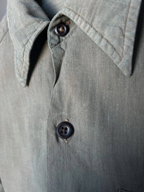 Small, 1940s Single Pocket Work Shirt, Vintage Wo… - image 2
