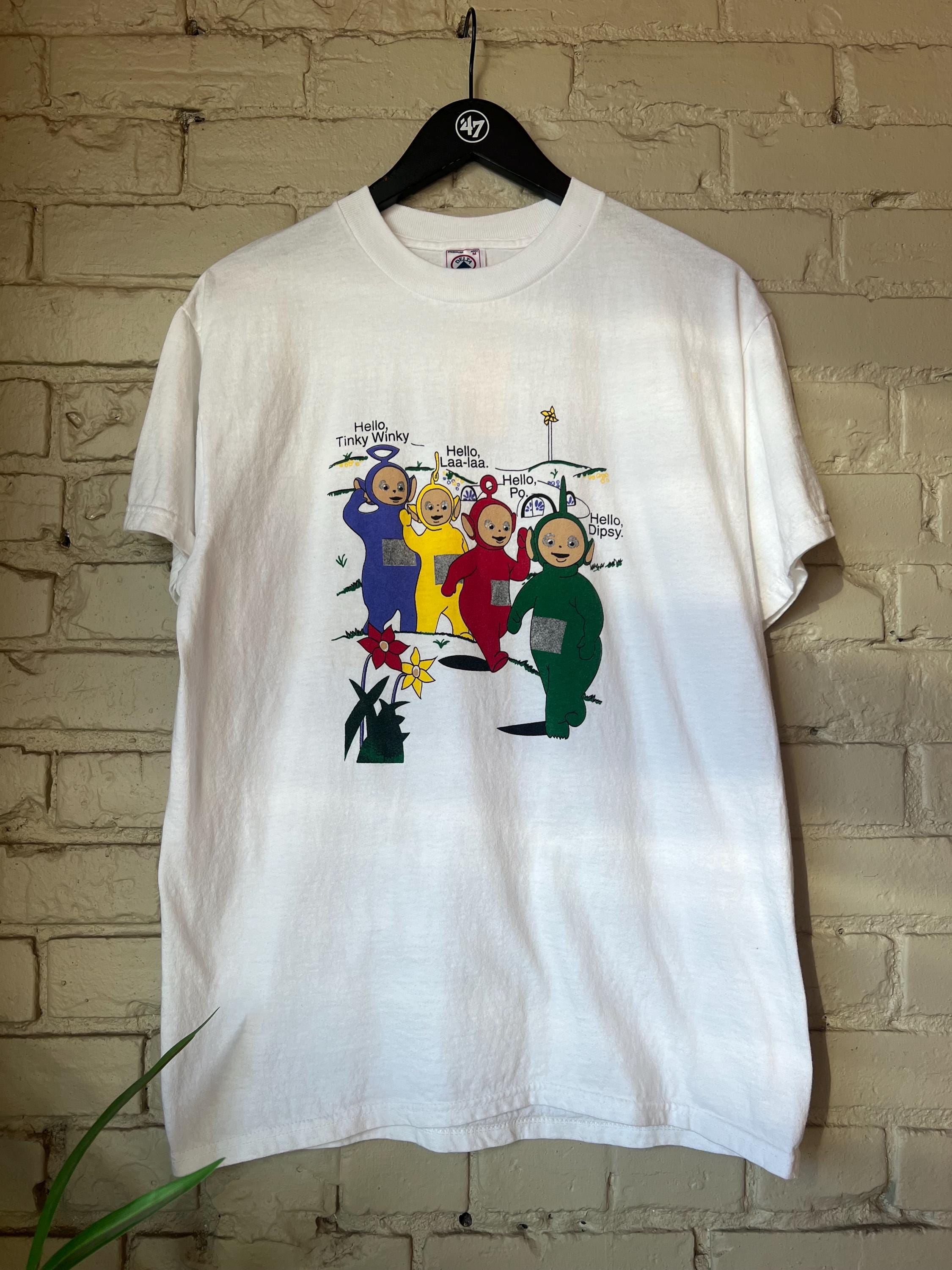 Med, Vintage 1990s Teletubbies T-Shirt, Delta, E - Etsy 日本