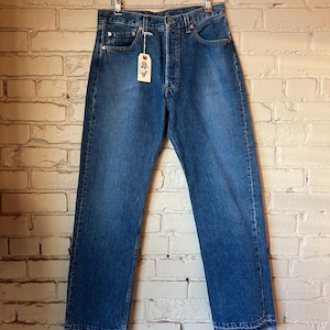 31” Waist, Vintage 1990s 1980s Levis 501 Jeans, Button Fly, Made in USA