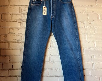 karba berufskleidung 1950年代。 33” Waist, Vintage 1950s Powerhouse Carpenter Jeans