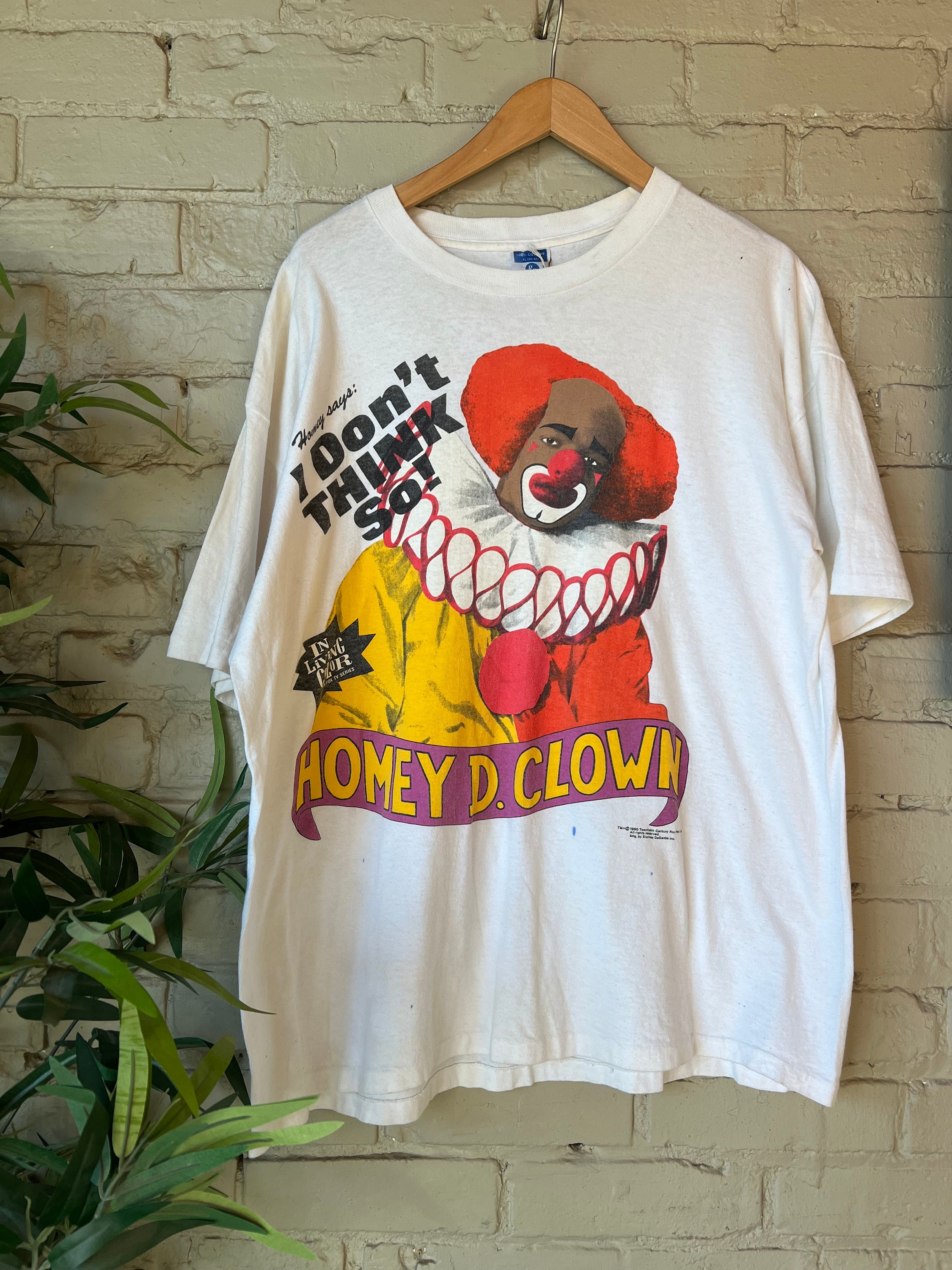 XL, 1990s In Living Color, Homey D Clown T-shirt, Vintage - Etsy 日本 