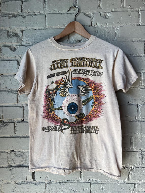 Small, 1970s Jimi Hendrix Flying Eyeball Winterland T-shirt
