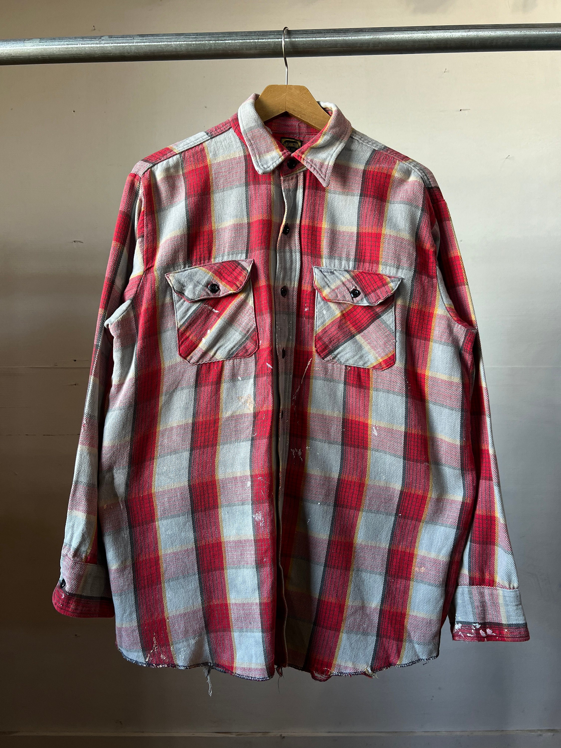 トップス 60's Washington DeeCee heavyflannelshirt L XL, 1960s Washington Dee Cee Cotton Flannel, Workwear - Etsy