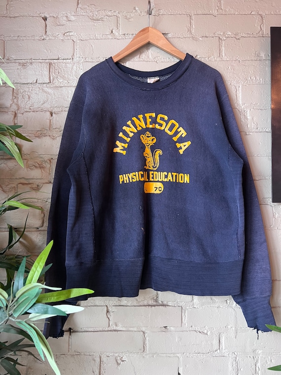 XL, 1970s Champion Reverse Weave Minnesota Gophers, Single XL, 1970s Champion Reverse Weave Minnesota Gophers, Single