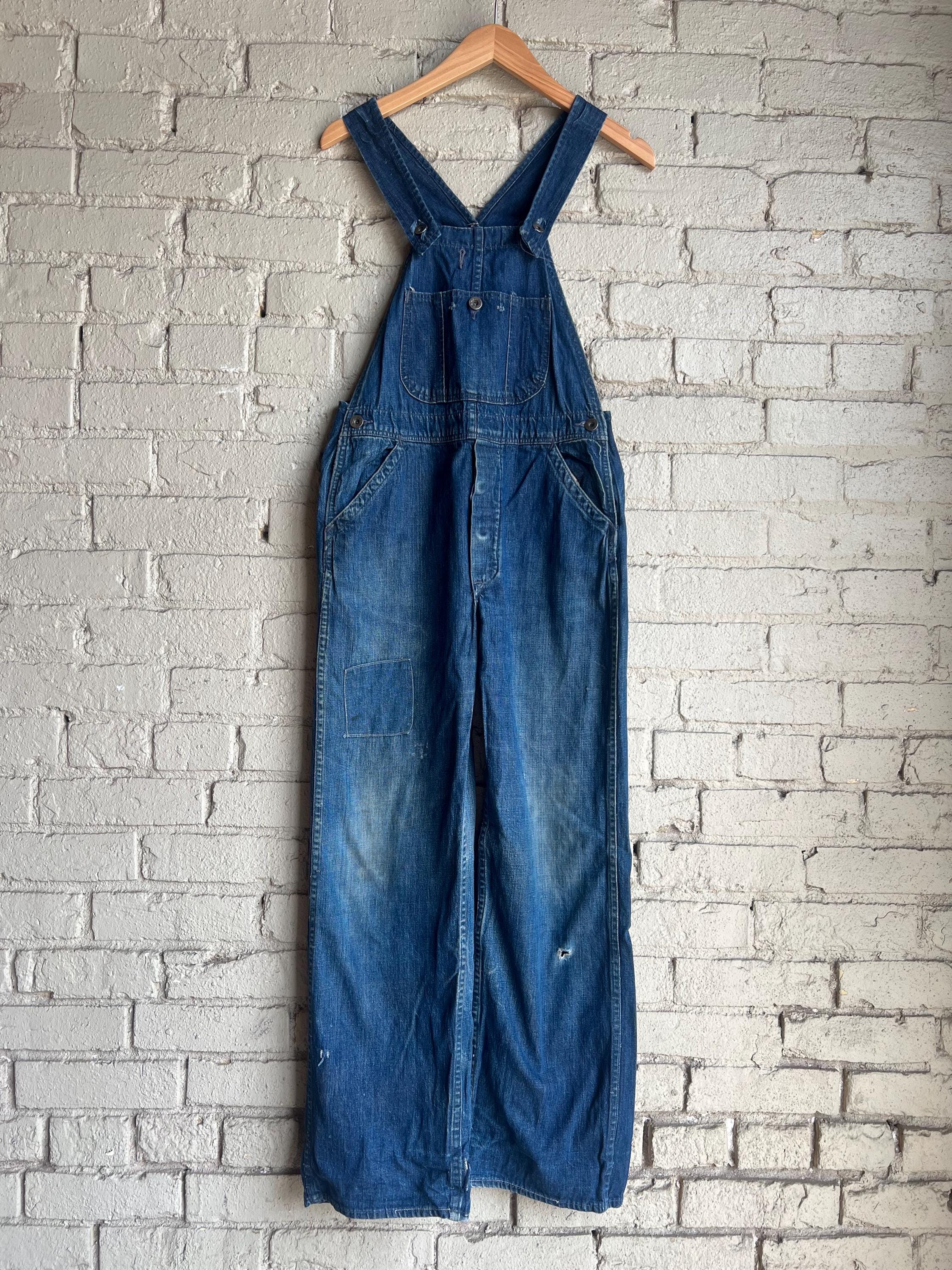 激安の Denim 1930s Overalls Etsy - パンツ