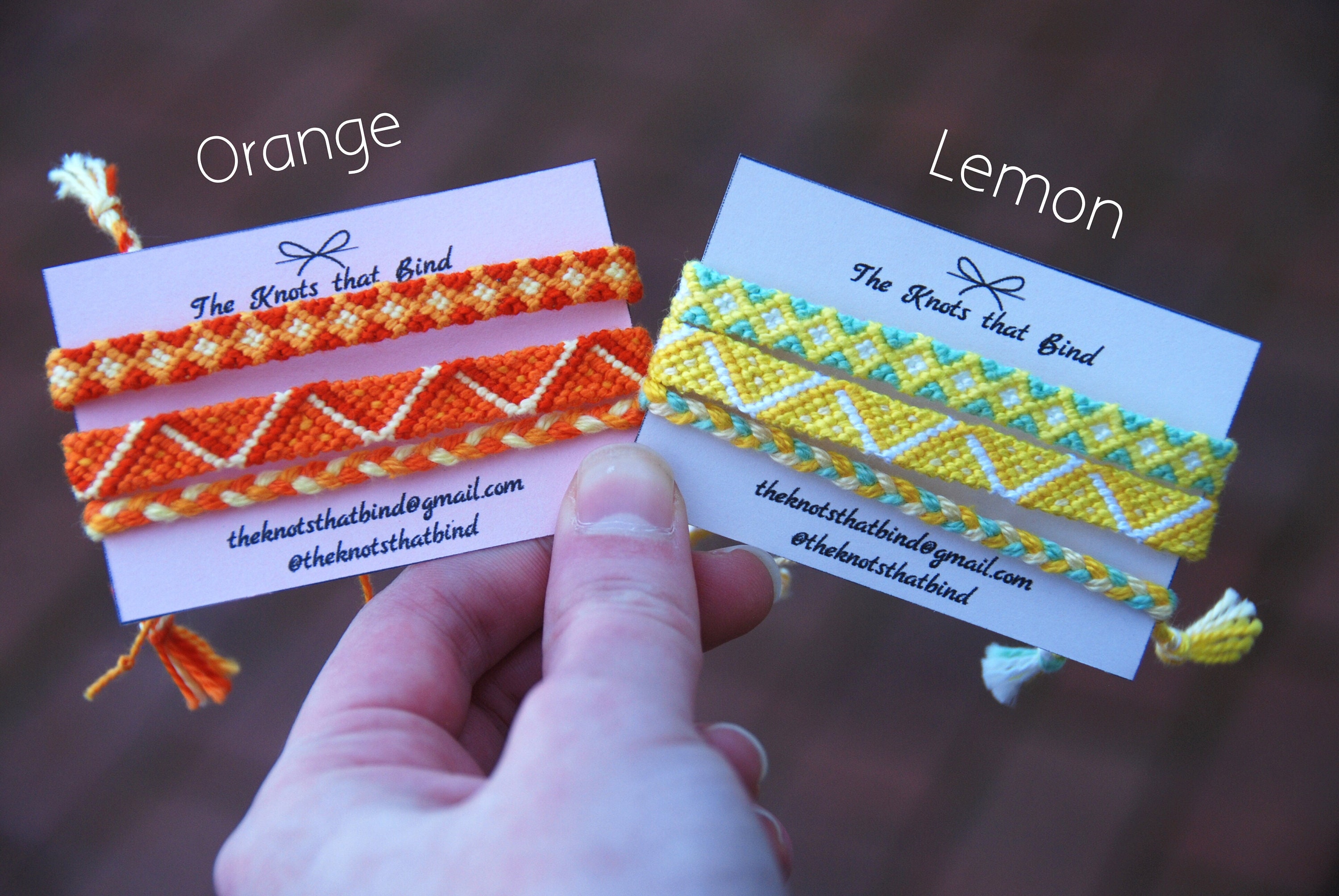 Set of 3 Fruit Friendship Bracelets Etsy