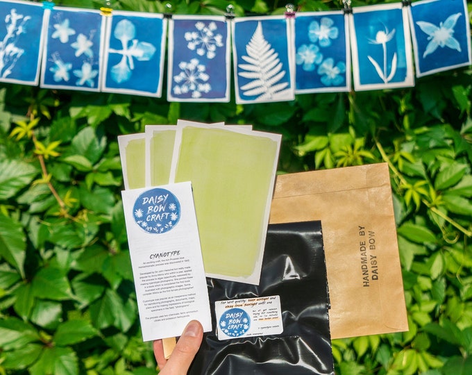 Cyanotype Kit:  Easy to use sun printing kit by Daisy Bow Craft