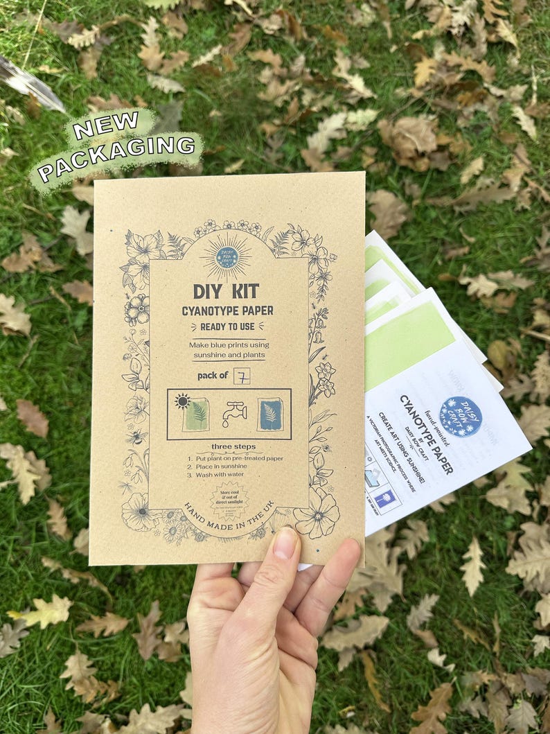Cyanotype Kit: Easy to use sun printing kit by Daisy Bow Craft image 2