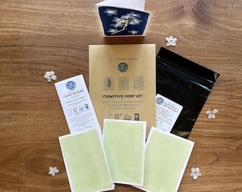 Cyanotype Kit:  Folded Card Kit by Daisy Bow Craft