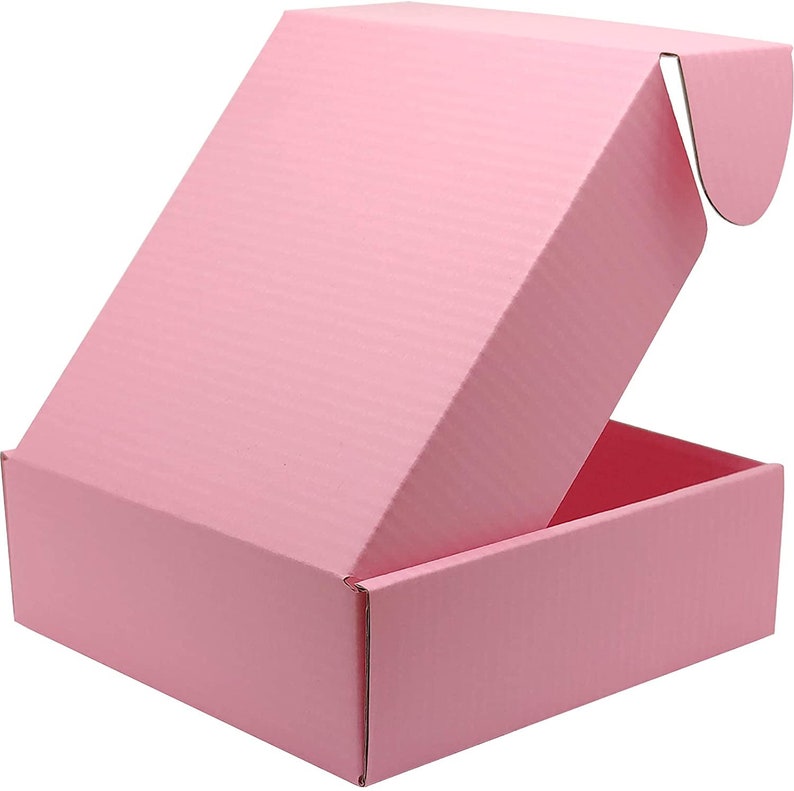Pack of 50 Light Pink Shipping Boxes for Small Business Etsy