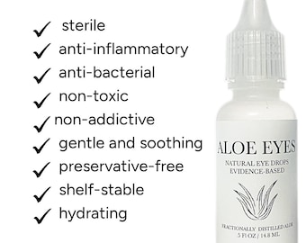 Natural Eye Drops: Aloe Eyes