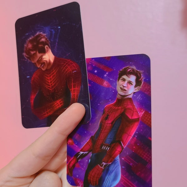 Marvel's Spider-Man Peter Parker (MCU & TASM options) Fan Art Photocards