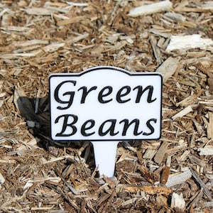 Custom Made Vegetable Garden Signs - 3D Printed Personalized Vegetable Marker Signs, Garden Stakes, Garden Decor for Gardens and Garden Beds