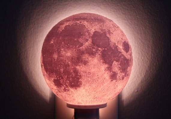 Pink sale moon lamp
