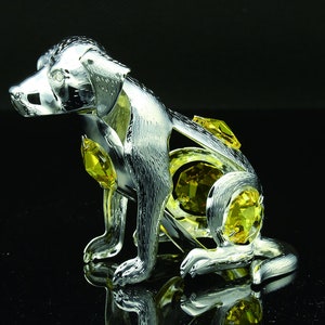 Swarovski dog figurine - Etsy 日本