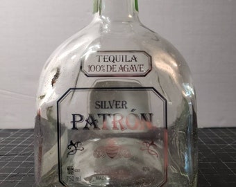 Patron Tequila empty bottle - 750ml - Free Shipping!