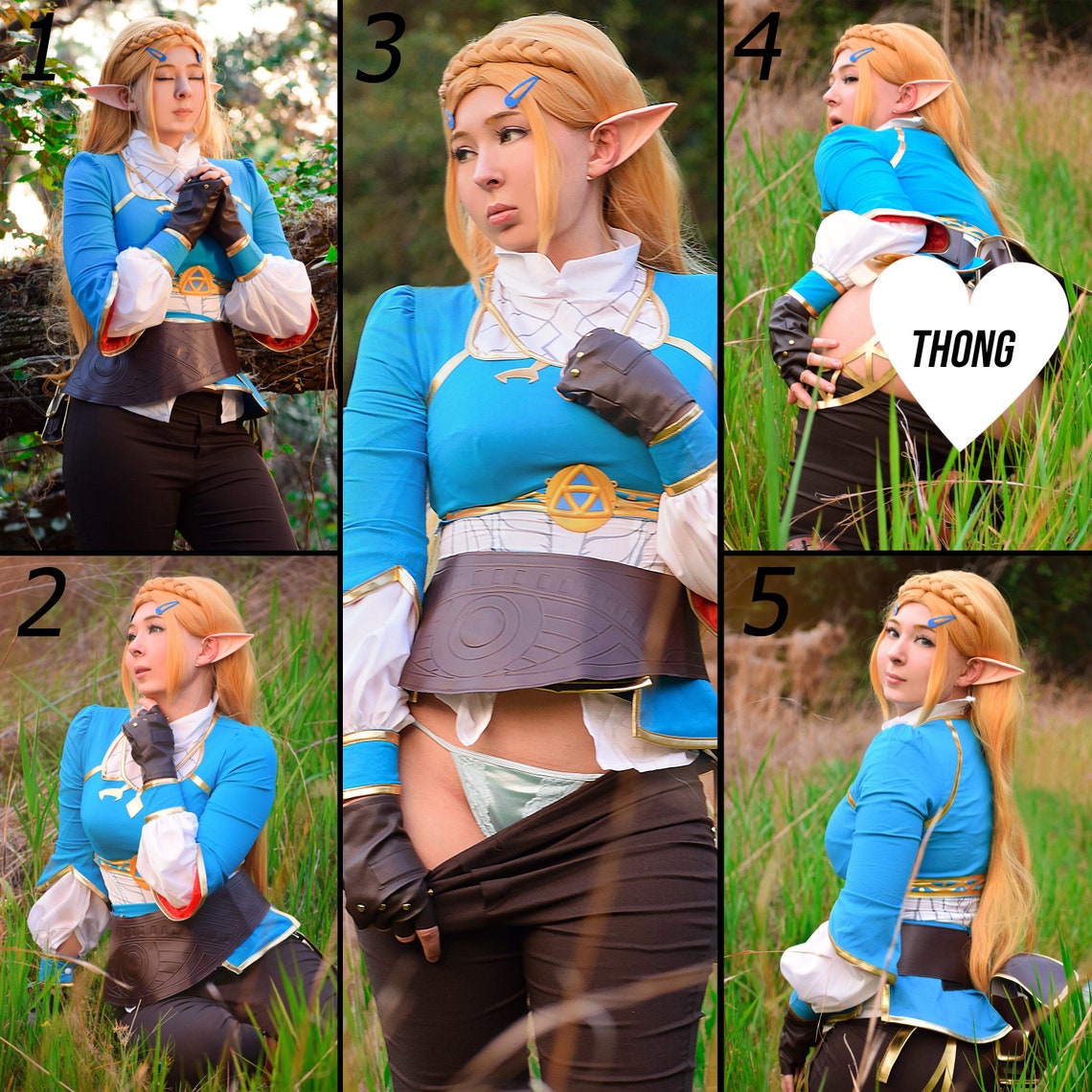 NSFW Botw Princess Zelda Cosplay Prints the Legend of Zelda: Breath of