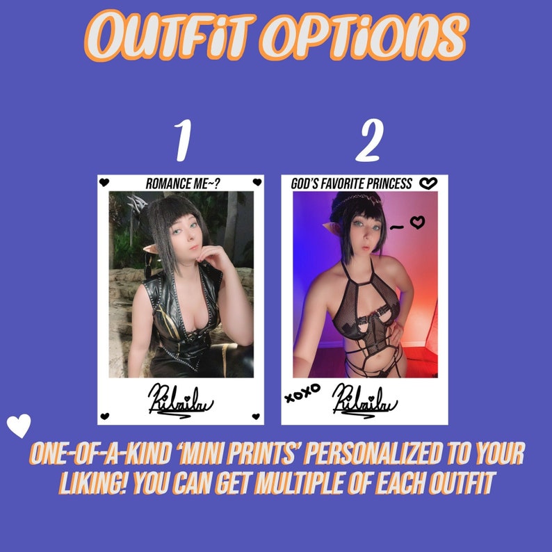 NSFW Implied Nude Shadowheart Cosplay 'mini Prints'/instax [baldur's Gate 3 BG3] - Etsy