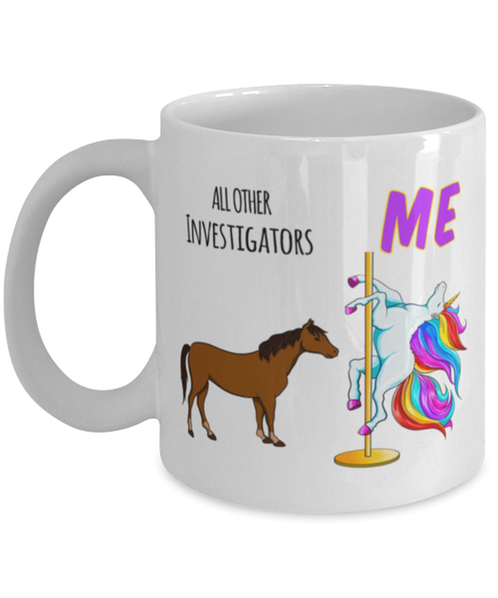 Other Detectives Me Unicorn Coffee Cup Mug Unicorn Cup Christmas Gift Gag Gifts