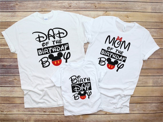 etsy disney birthday shirts
