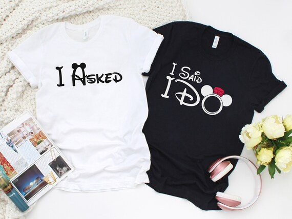 just married disney shirts