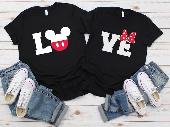 disney anniversary couple shirts