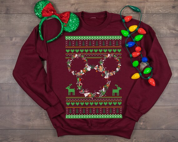 disney ugly christmas sweater
