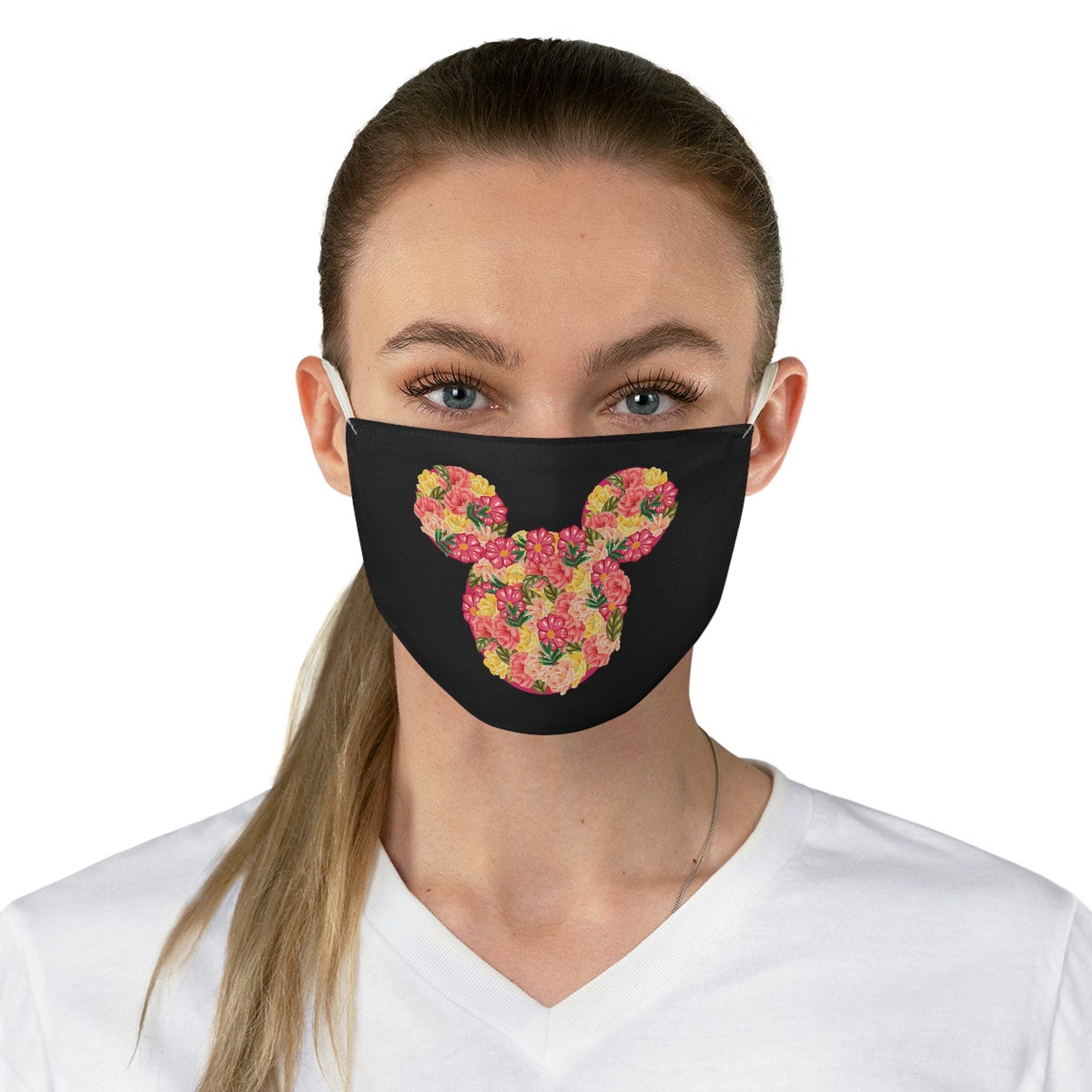 Disney themed reusable double layered adult face masks Disney Etsy