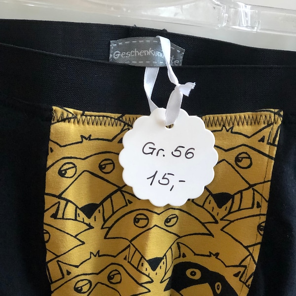 handgemachte Unterhose mit Stinktieren, originelles Geschenk Gr. 56