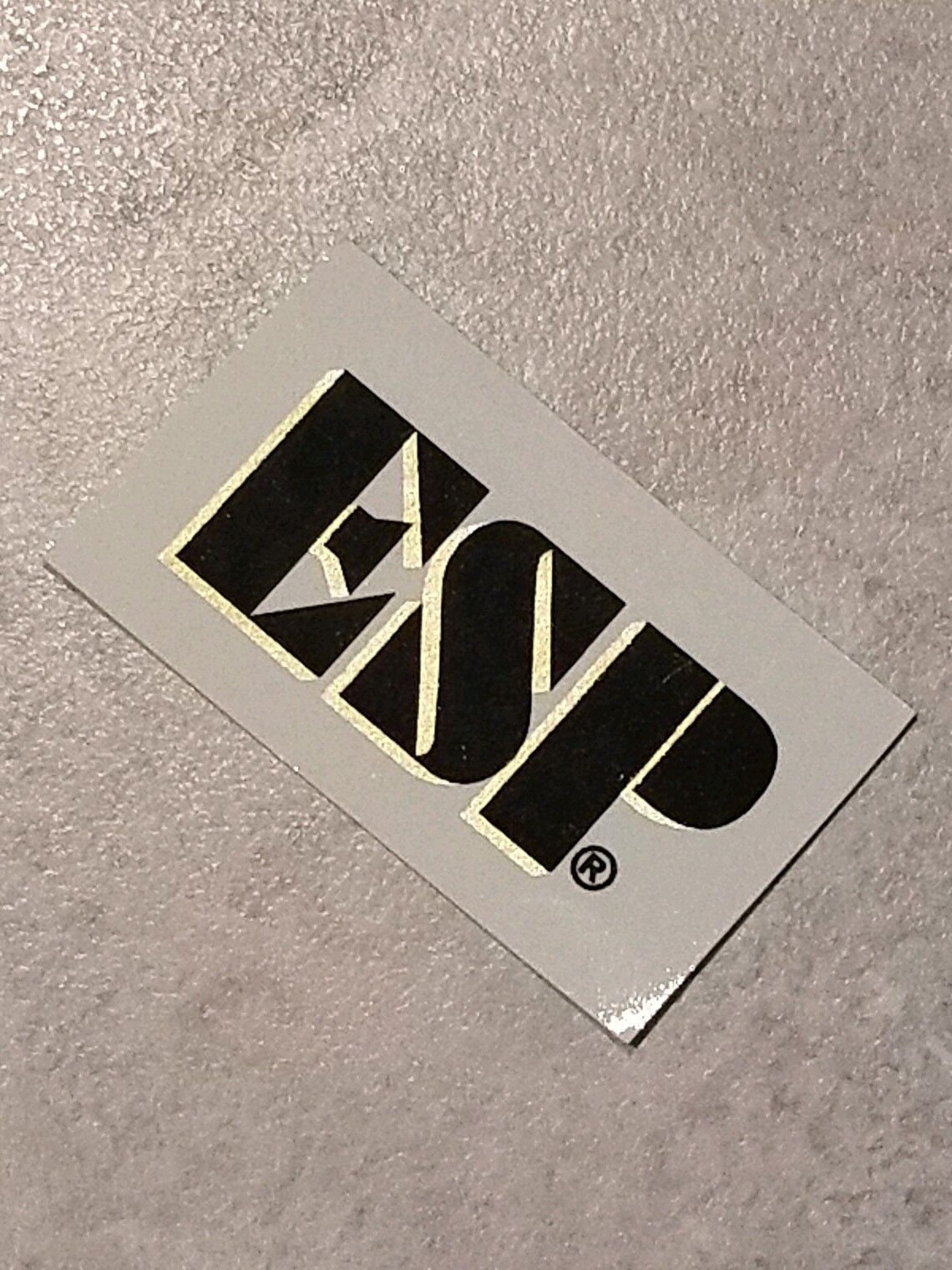 ESP® Logo Kamikaze® Guitar Waterslide Headstock Decal BLACK w Etsy