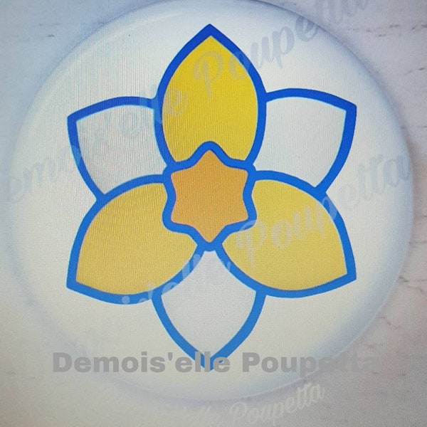 Badge-Magnet soutien cancer